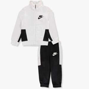Nike White and Black Futura 2 piece matching Tracksuit